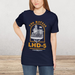 LHD-5 USS Bataan Amphibious Assault Ship T-Shirt