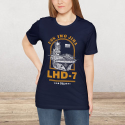 LHD-7 USS Iwo Jima Amphibious Assault Ship T-Shirt