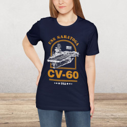 USS Saratoga Aircraft Carrier T-Shirt