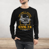 CVN-74 USS John C Stennis Aircraft Carrier Long Sleeve Tee