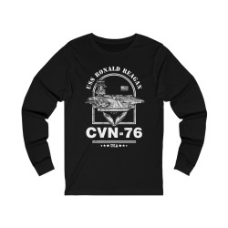 USS Ronald Reagan Aircraft Carrier Long Sleeve Tee