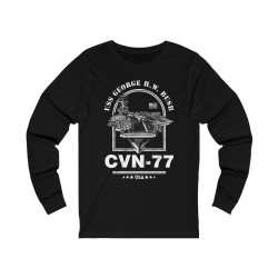 USS George HW Bush Aircraft Carrier Long Sleeve Tee