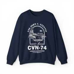 USS John C Stennis Aircraft Carrier Sweatshirt