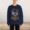 CVN-74 USS John C Stennis Aircraft Carrier Sweatshirt