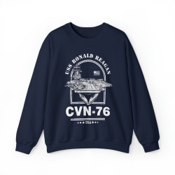 USS Ronald Reagan Aircraft Carrier Sweatshirt