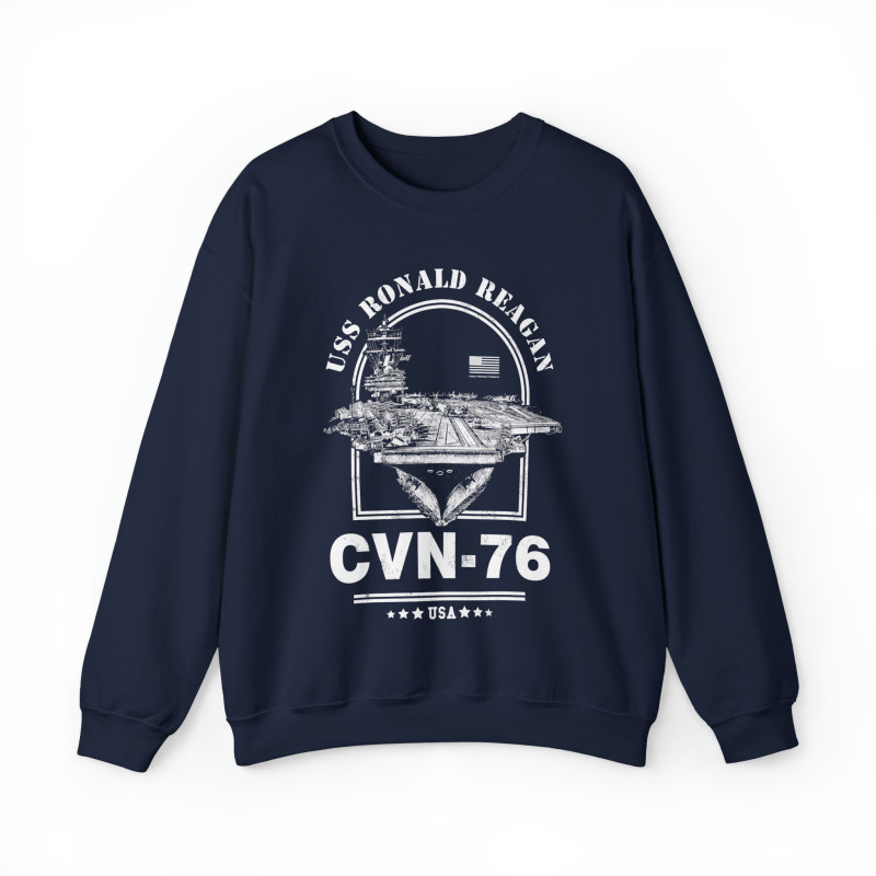 USS Ronald Reagan Aircraft Carrier Sweatshirt