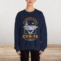 CVN-76 USS Ronald Reagan Aircraft Carrier Sweatshirt