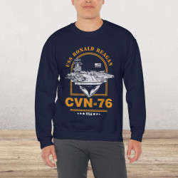 CVN-76 USS Ronald Reagan Aircraft Carrier Sweatshirt