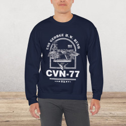 USS George HW Bush Aircraft Carrier Sweatshirt