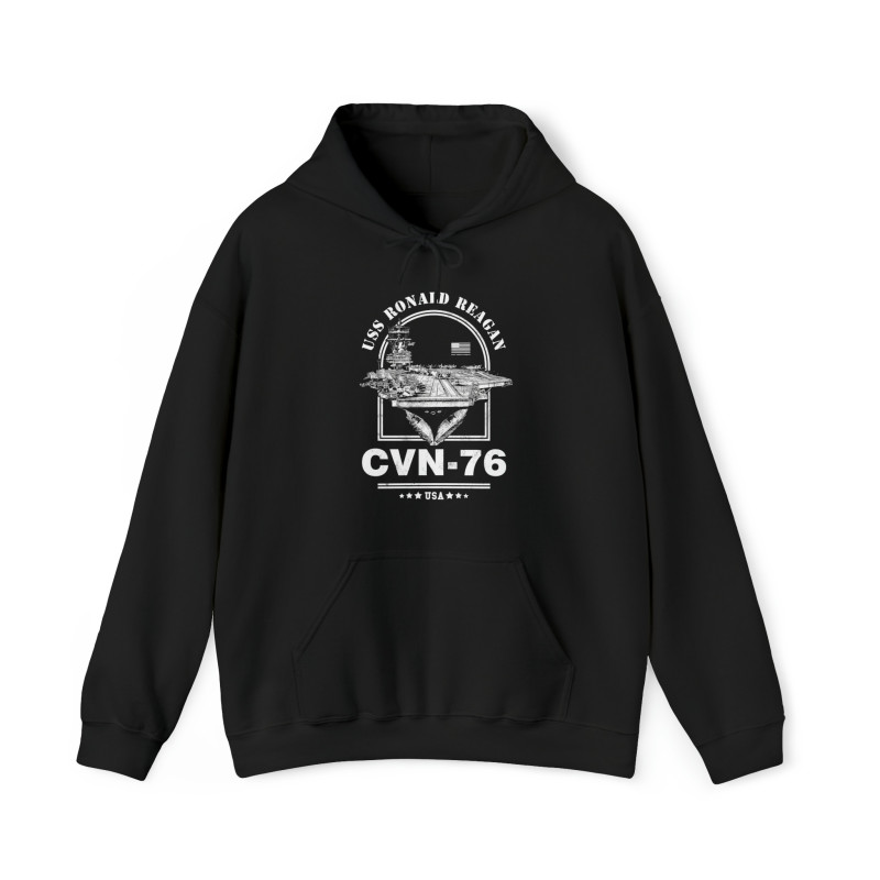 USS Ronald Reagan Aircraft Carrier Hoodie