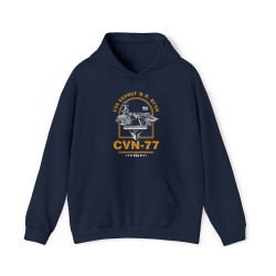 CVN-77 USS George HW Bush Aircraft Carrier Hoodie