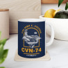 CVN-74 USS John C Stennis Aircraft Carrier Mug (11oz)