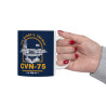 CVN-75 USS Harry S Truman Aircraft Carrier Mug (11oz)