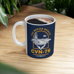 CVN-76 USS Ronald Reagan Aircraft Carrier Mug (11oz)