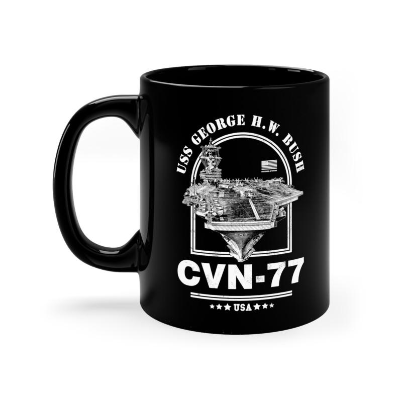 USS George HW Bush Aircraft Carrier Mug (11oz)