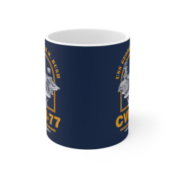 CVN-77 USS George HW Bush Aircraft Carrier Mug (11oz)