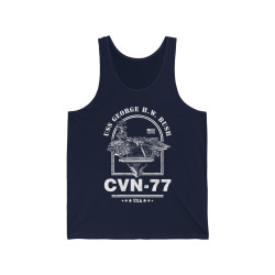 USS George HW Bush Aircraft Carrier Tank Top