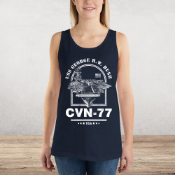 USS George HW Bush Aircraft Carrier Tank Top