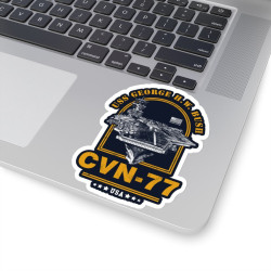 CVN-77 USS George HW Bush Aircraft Carrier Sticker