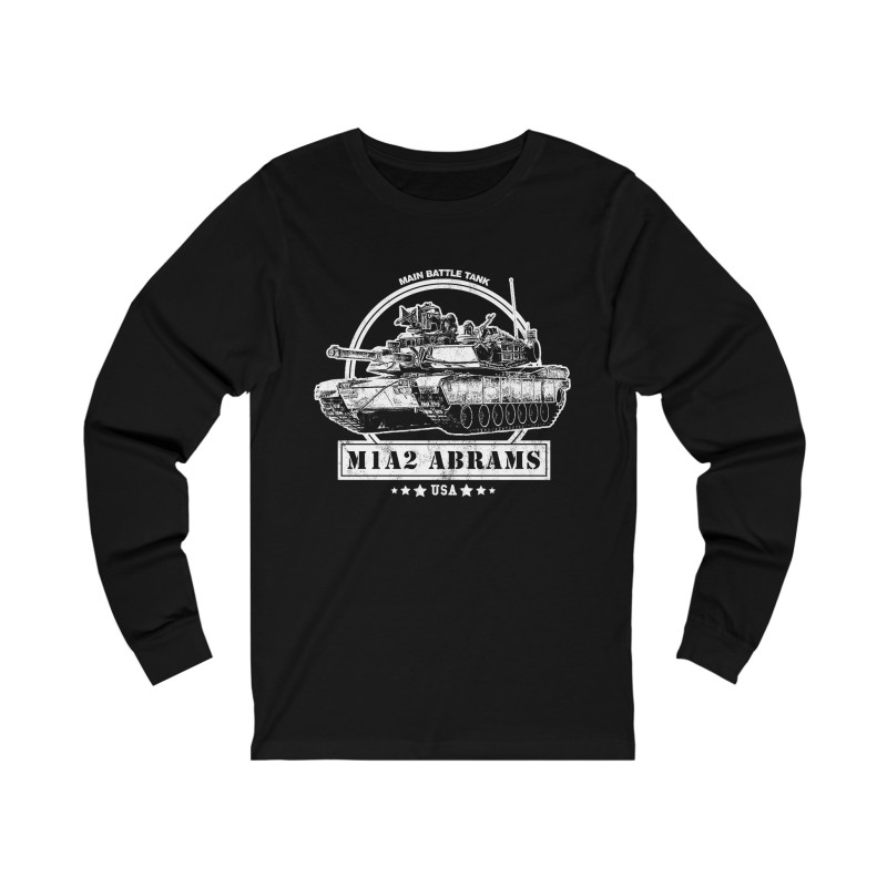 M1A2 Abrams Tank Long Sleeve Tee