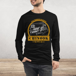 CH-47 Chinook Helicopter Long Sleeve Tee