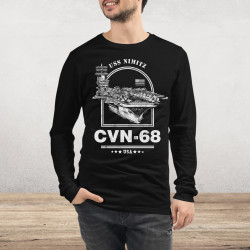 USS Nimitz Aircraft Carrier Long Sleeve Tee