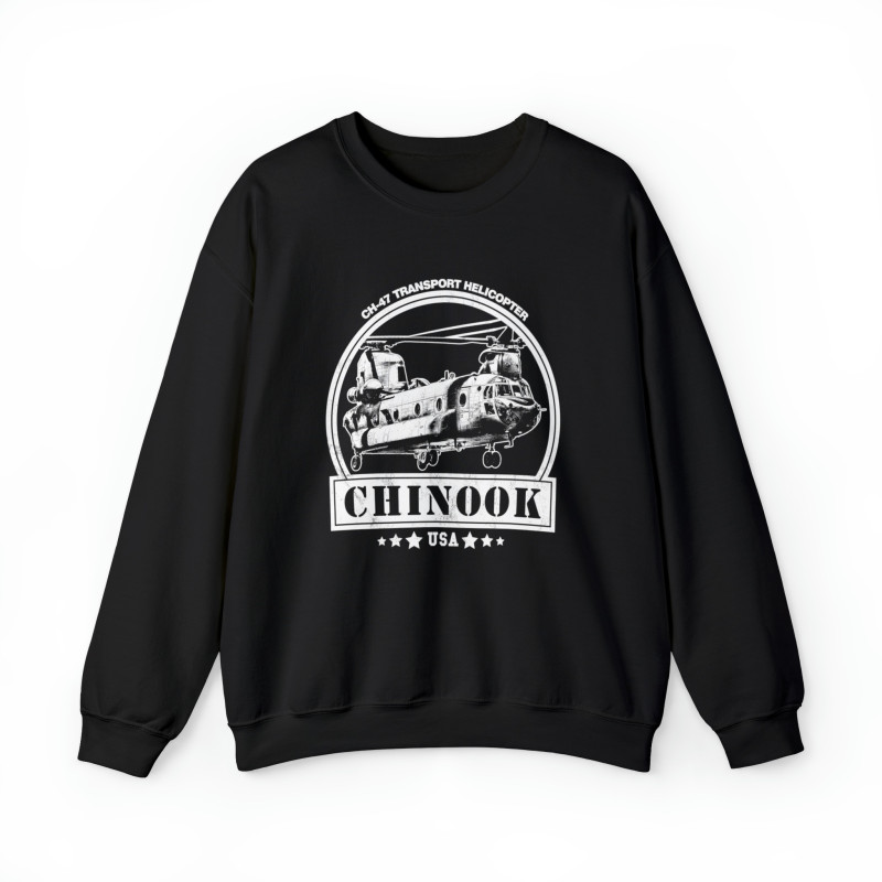 Chinook Transport Helicopter Sweatshirt