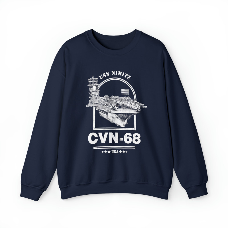 USS Nimitz Aircraft Carrier Sweatshirt