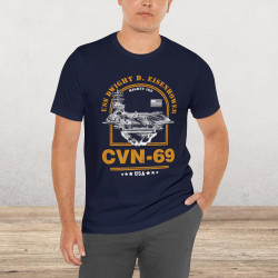 CVN-69 USS Dwight D Eisenhower Aircraft Carrier T-Shirt