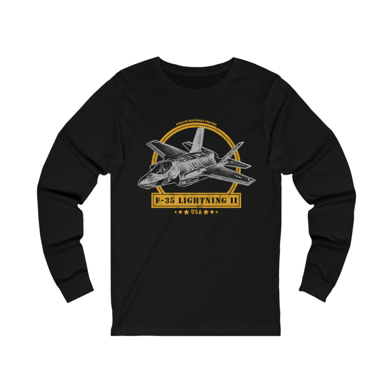 F-35 Lightning II Multirole Aircraft Long Sleeve Tee