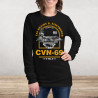 CVN-69 USS Dwight D Eisenhower Aircraft Carrier Long Sleeve Tee