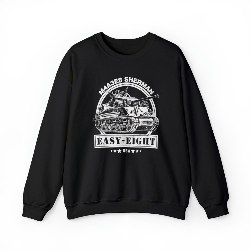 Sherman Easy-Eight (M4A3E8) WW2 Tank Sweatshirt