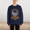 CVN-69 USS Dwight D Eisenhower Aircraft Carrier Sweatshirt