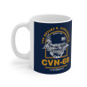 CVN-69 USS Dwight D Eisenhower Aircraft Carrier Mug (11oz)