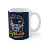 CVN-69 USS Dwight D Eisenhower Aircraft Carrier Mug (11oz)