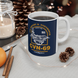 CVN-69 USS Dwight D Eisenhower Aircraft Carrier Mug (11oz)