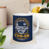 CVN-69 USS Dwight D Eisenhower Aircraft Carrier Mug (11oz)