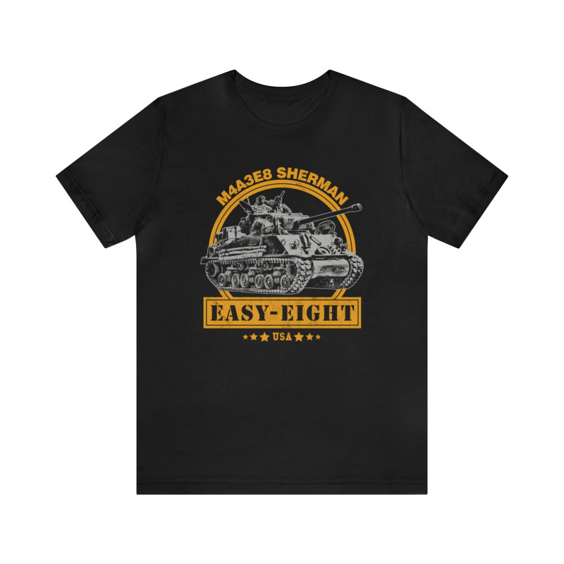 M4A3E8 Sherman Easy-Eight WW2 Tank T-Shirt