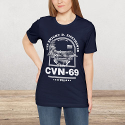 USS Dwight D Eisenhower Aircraft Carrier T-Shirt