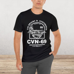 USS Dwight D Eisenhower Aircraft Carrier T-Shirt