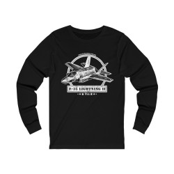 F-35 Lightning II Aircraft Long Sleeve Tee