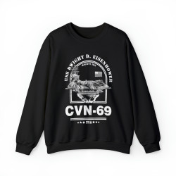 USS Dwight D Eisenhower Aircraft Carrier Sweatshirt