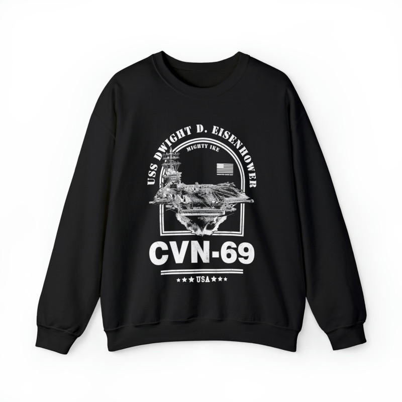 USS Dwight D Eisenhower Aircraft Carrier Sweatshirt