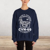 USS Dwight D Eisenhower Aircraft Carrier Sweatshirt