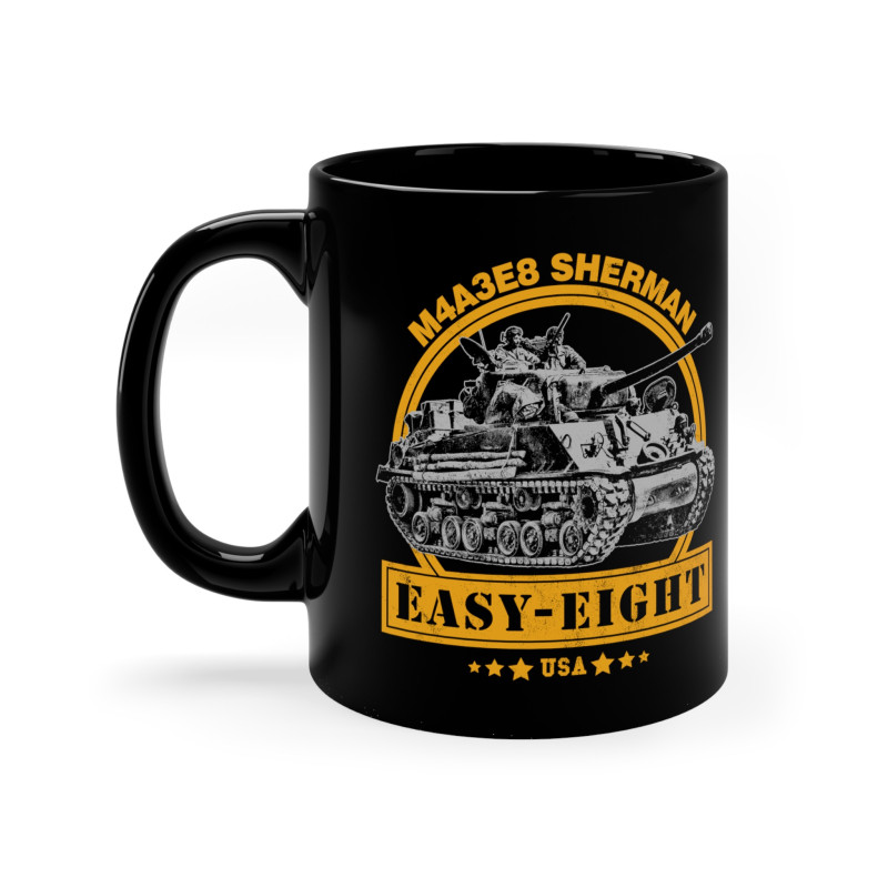 M4A3E8 Sherman Easy-Eight WW2 Tank Mug (11oz)