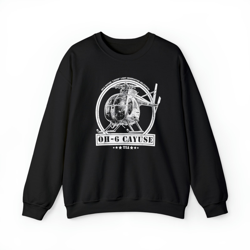 OH-6 Cayuse "Loach" Light Observation Helicopter Sweatshirt