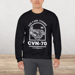 USS Carl Vinson Aircraft Carrier Sweatshirt