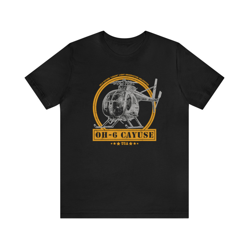 OH-6 Cayuse "Loach" Helicopter T-Shirt