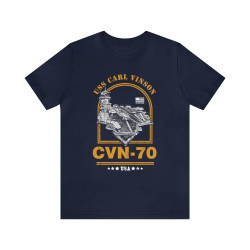 CVN-70 USS Carl Vinson Aircraft Carrier T-Shirt