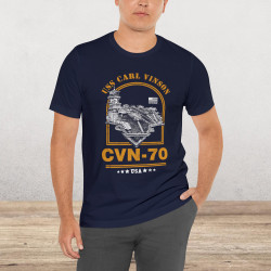 CVN-70 USS Carl Vinson Aircraft Carrier T-Shirt